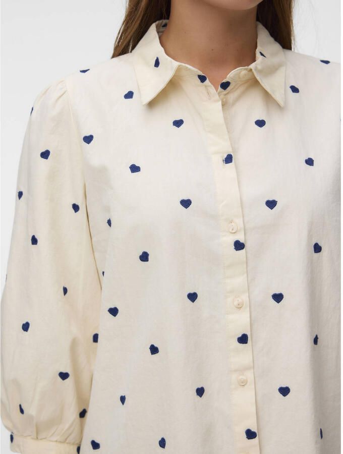 Vero moda Vmfeat 3 4 Shirt Wvn Btq Ga Dames