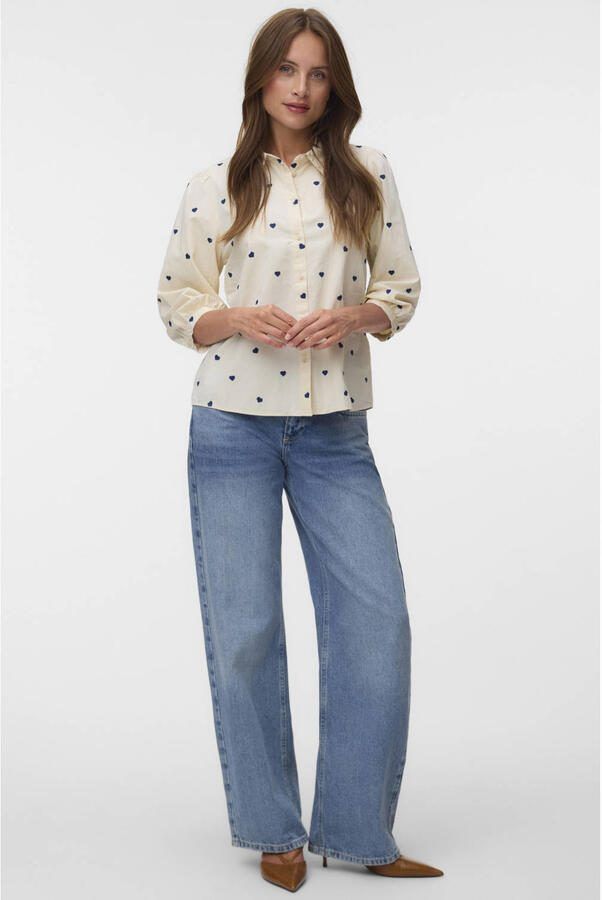 Vero moda Vmfeat 3 4 Shirt Wvn Btq Ga Dames - Foto 2