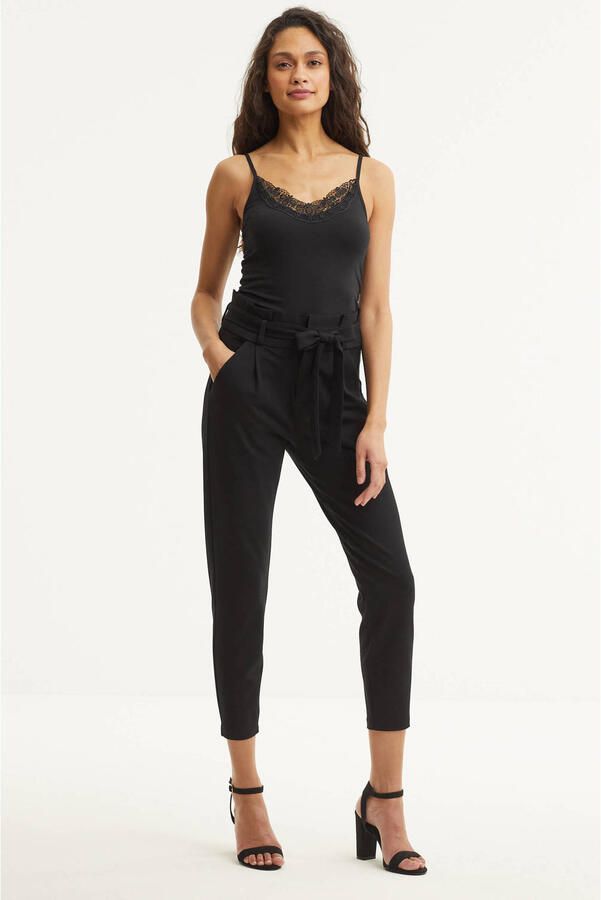 Vero Moda Top met bandjes en kant model 'INGE'