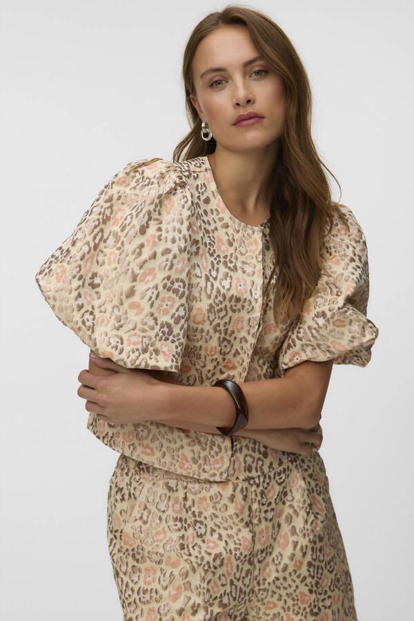 VERO MODA top met lurex goud - Foto 3