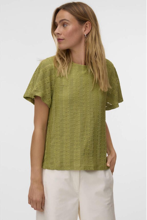 VERO MODA top olijfgroen