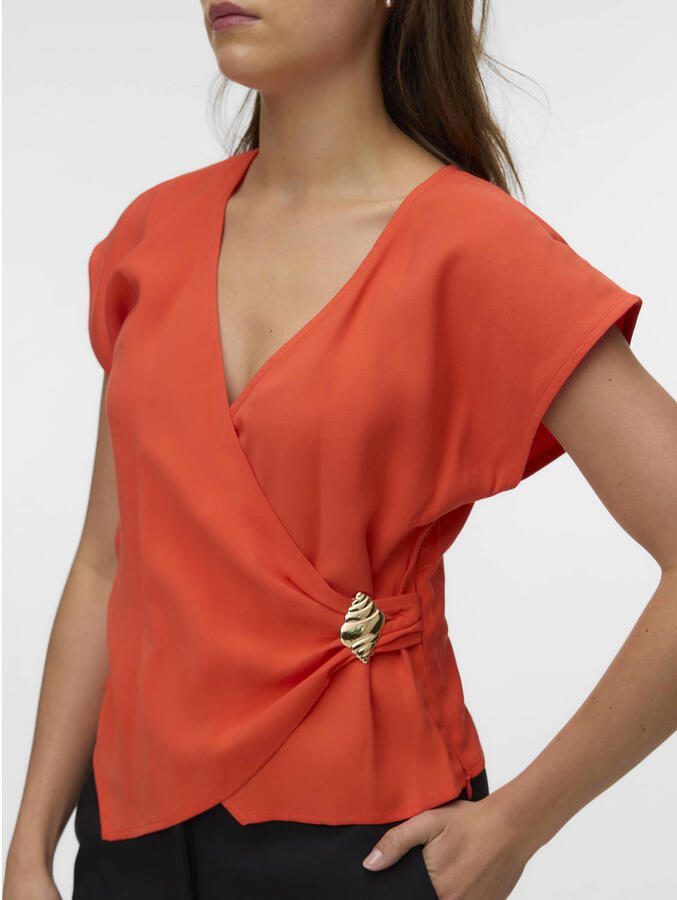 VERO MODA top oranje - Foto 2