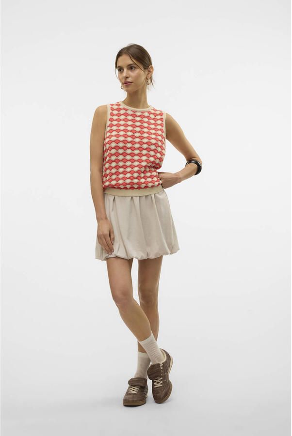 Vero Moda Carry Sleeveless Crew Sweater Dames