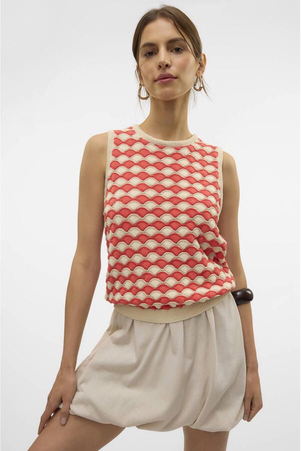 Vero Moda Carry Sleeveless Crew Sweater Dames - Foto 2