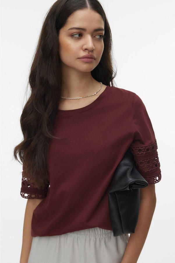 Vero Moda regular fit t-shirt van puur katoen model 'IVACY'