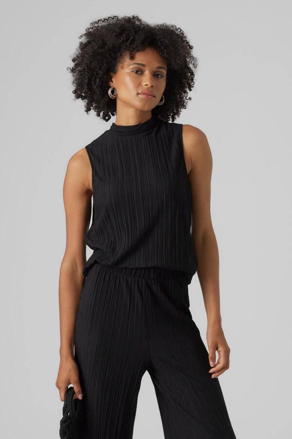 Vero Moda Shirt met staande kraag VMCIRA SL TOP JRS NOOS - Foto 2