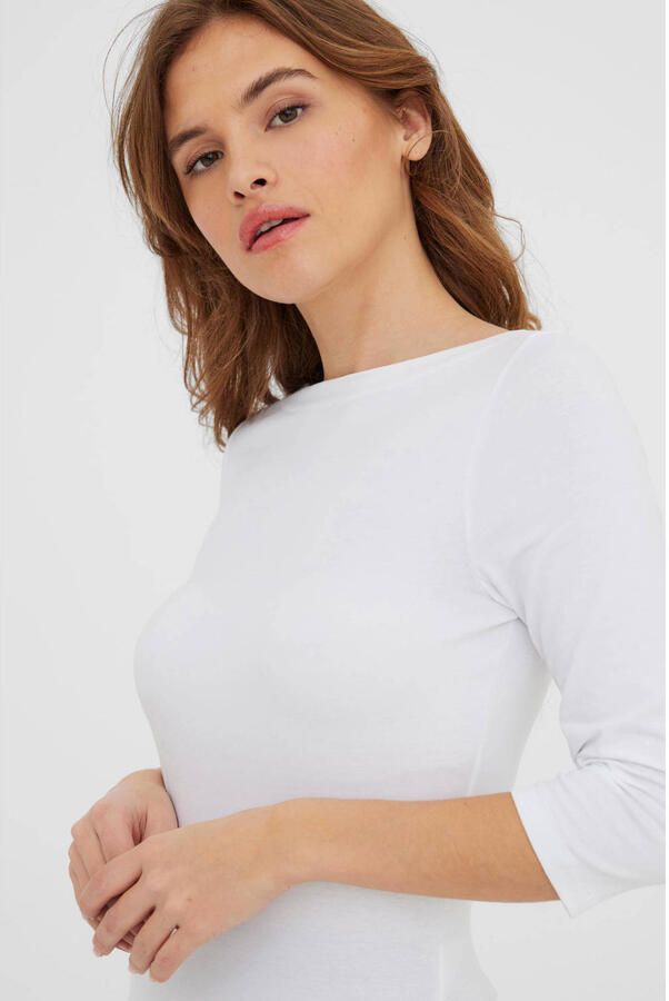 Vero Moda Shirt met 3 4 mouwen VMPANDA MODAL 3 4 TOP JRS NOOS