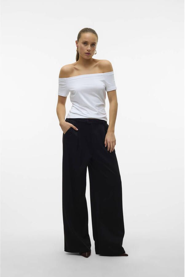 Vero Moda Shirt met korte mouwen VMPANDA OFF-SHOULDER TOP JRS GA NOOS - Foto 2