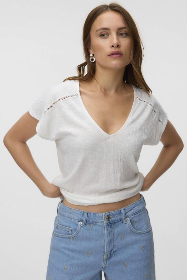 VERO MODA top wit - Foto 3