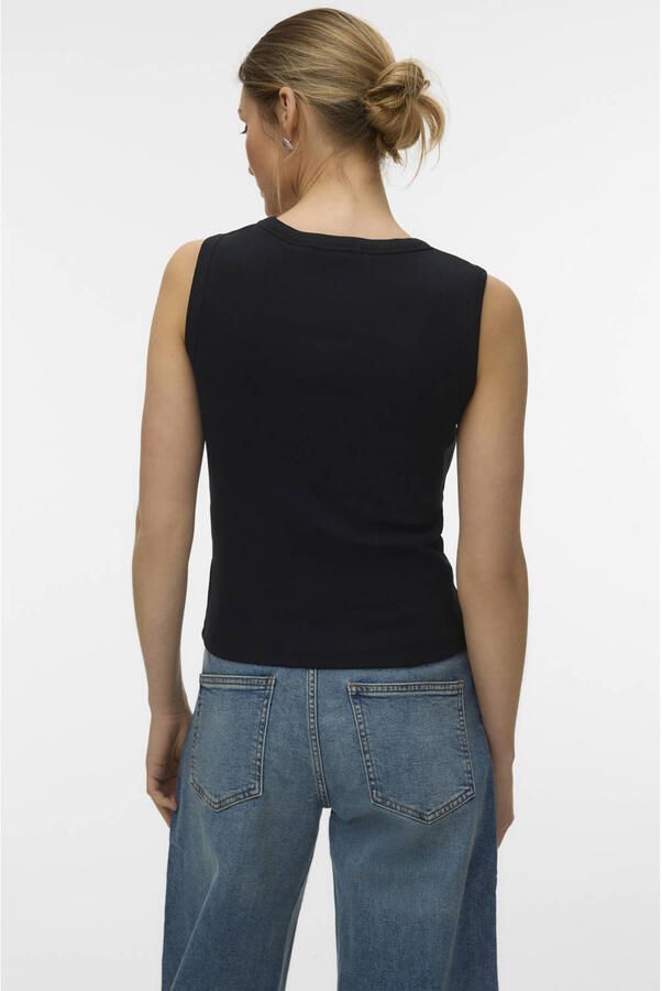 Vero Moda slim fit tank top van katoenmix model 'CHLOE' - Foto 3