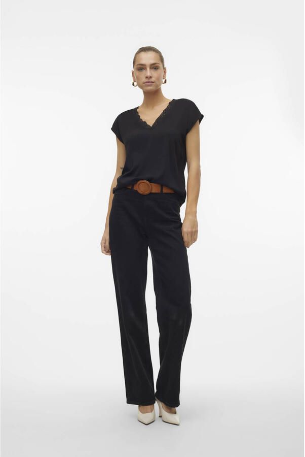Vero Moda Regular fit blousetop met V-hals model 'BELLA'