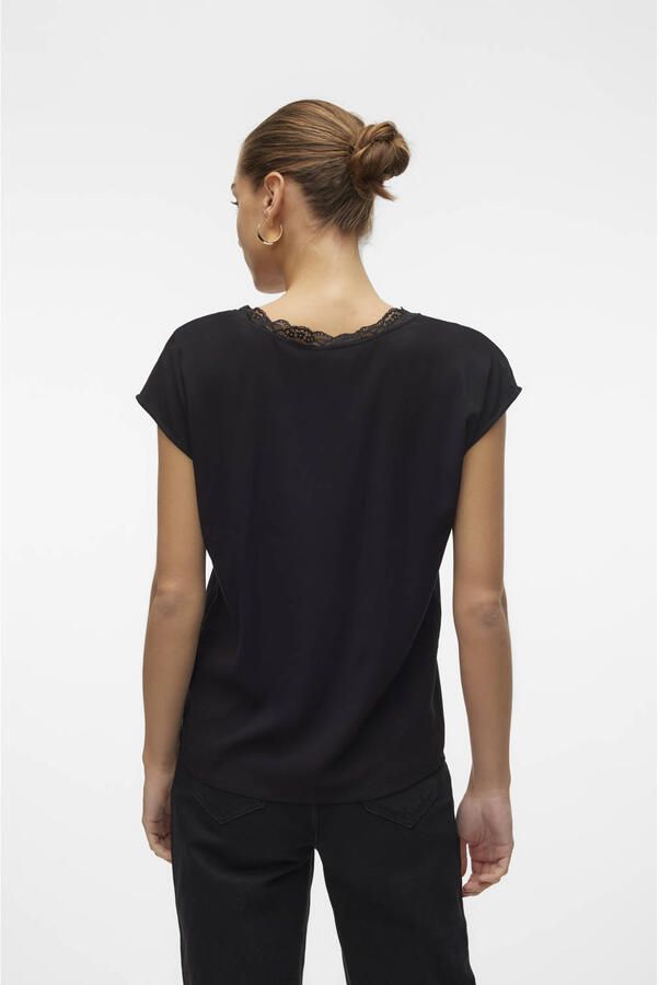 Vero Moda Regular fit blousetop met V-hals model 'BELLA' - Foto 2