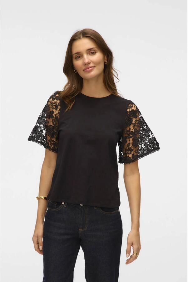 Vero Moda Regular fit T-shirt van puur katoen model 'PANNA'