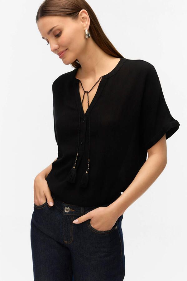 Vero Moda Bente SS Wide Shirt Dames - Foto 3