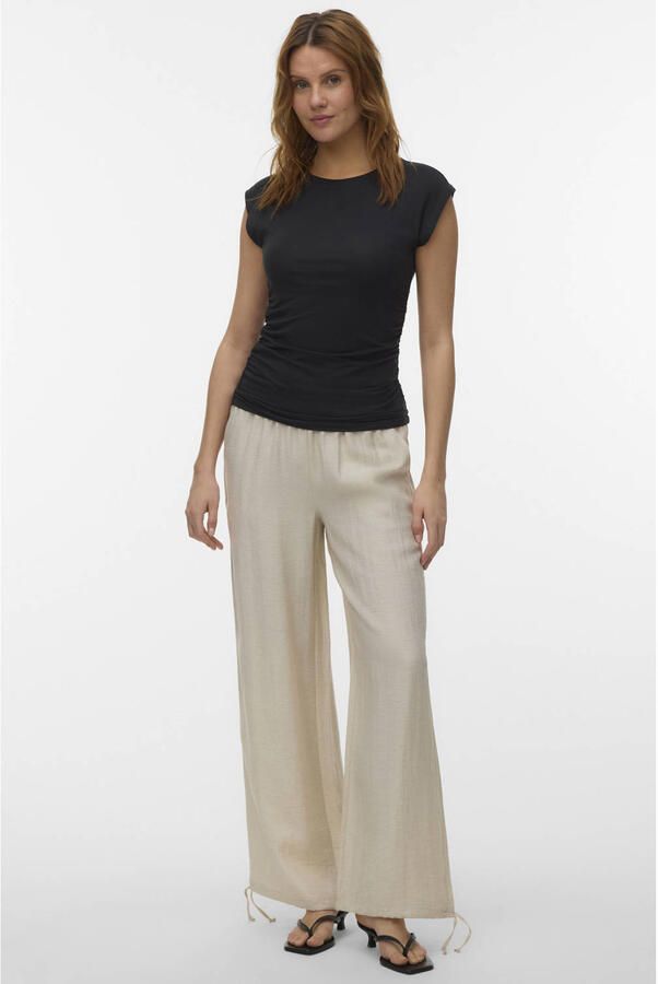 Vero Moda slim fit T-shirt van lyocellmix model 'AVASARAH' - Foto 2