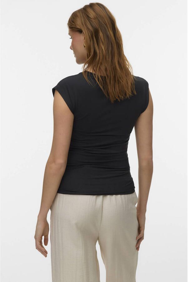 Vero Moda slim fit T-shirt van lyocellmix model 'AVASARAH' - Foto 3