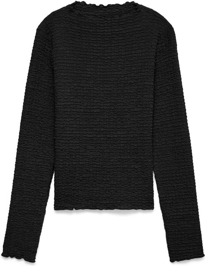 Vero Moda Regular fit shirt met lange mouwen van katoenmix model 'ZIA'