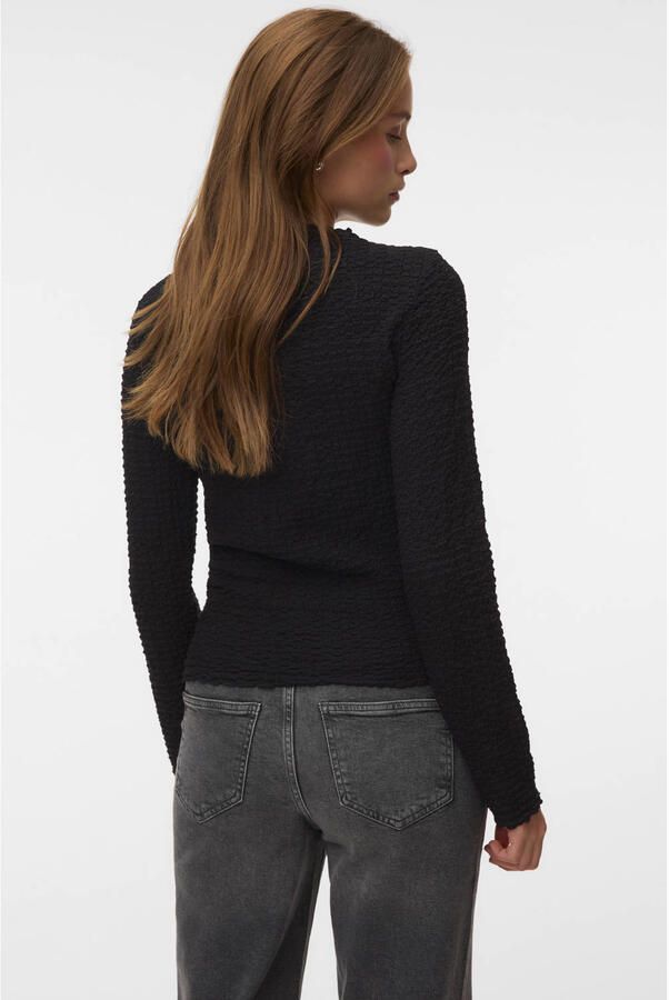 Vero Moda Regular fit shirt met lange mouwen van katoenmix model 'ZIA' - Foto 3