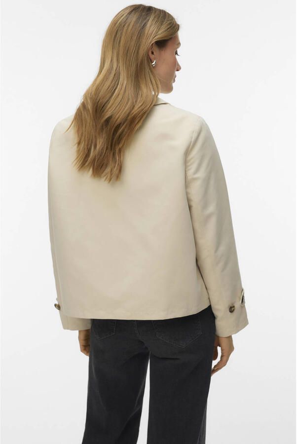 VERO MODA trenchcoat licht beige - Foto 2