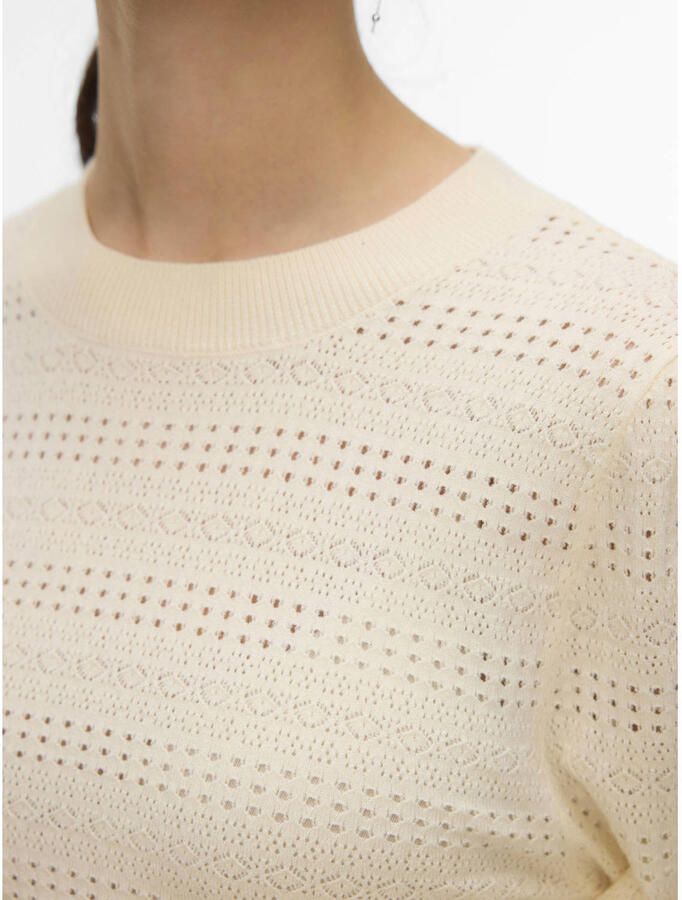 VERO MODA trui beige gebreid - Foto 2
