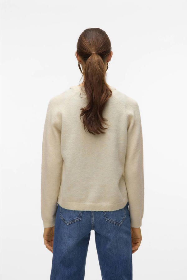 Vero Moda Gebreide trui VMBAM LS O-NECK PULLOVER BOO ENT - Foto 2