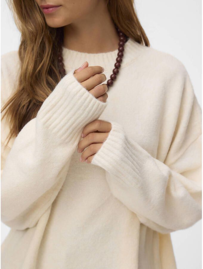 Vero Moda Gebreide trui VMBOOM LS O-NECK PULLOVER GA NOOS - Foto 2
