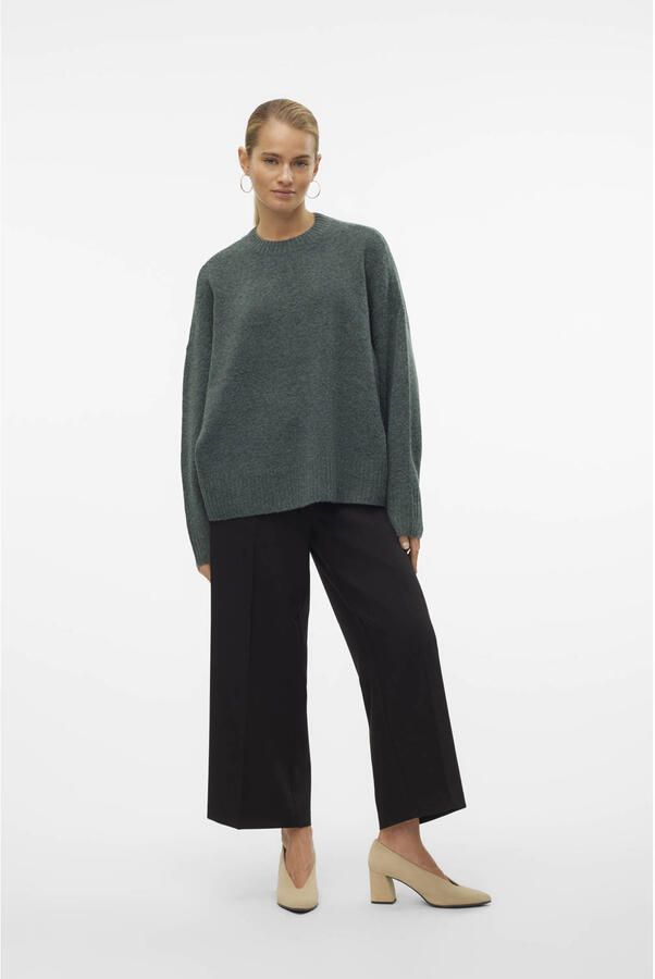 Vero Moda Gebreide trui VMBOOM LS O-NECK PULLOVER GA NOOS - Foto 3