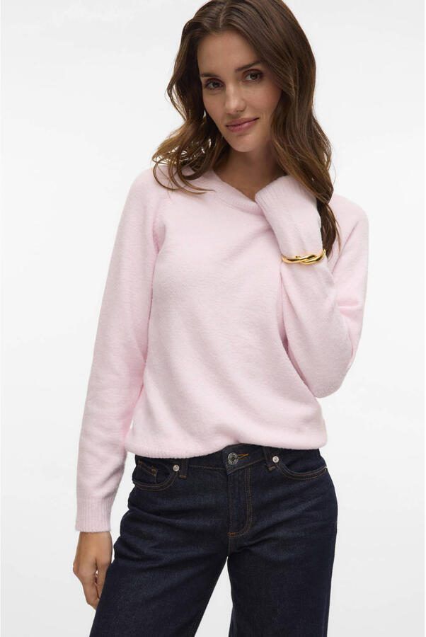 Vero Moda Zachte pullover met lange mouwen en ronde hals model 'DOFFY' - Foto 2