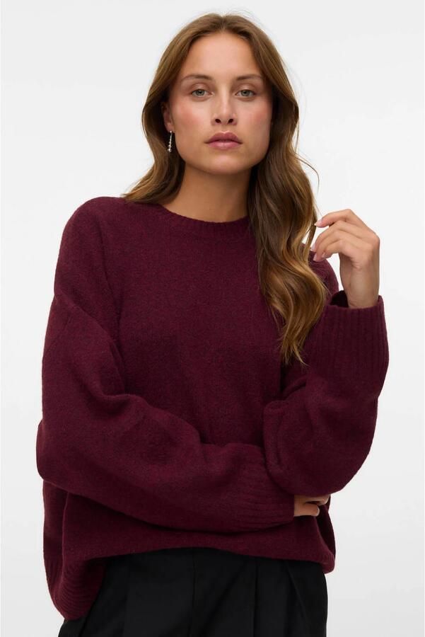 Vero Moda Gebreide trui VMBOOM LS O-NECK PULLOVER GA NOOS - Foto 2
