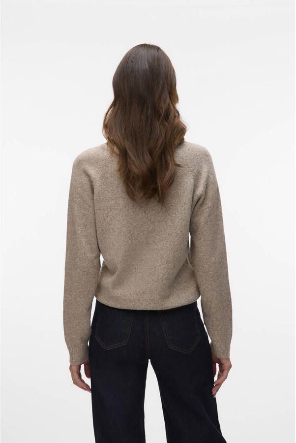Vero Moda Zachte pullover met lange mouwen en ronde hals model 'DOFFY' - Foto 2