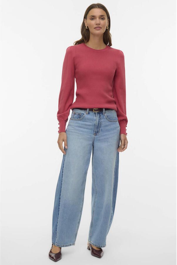 VERO MODA trui roze gebreid - Foto 3