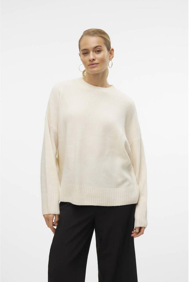 Vero Moda Gebreide trui VMBOOM LS O-NECK PULLOVER GA NOOS - Foto 2
