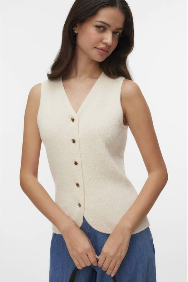 Vero Moda slim fit bodywarmer met katoen model 'SILVIA'
