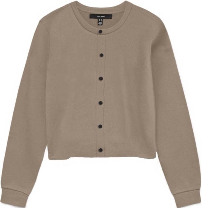 Vero Moda Vest VMVICKY LS O-NECK BUTTON CARDIGAN NOOS