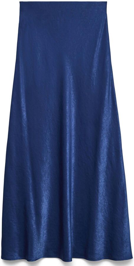 VERO MODA viscose maxi rok blauw
