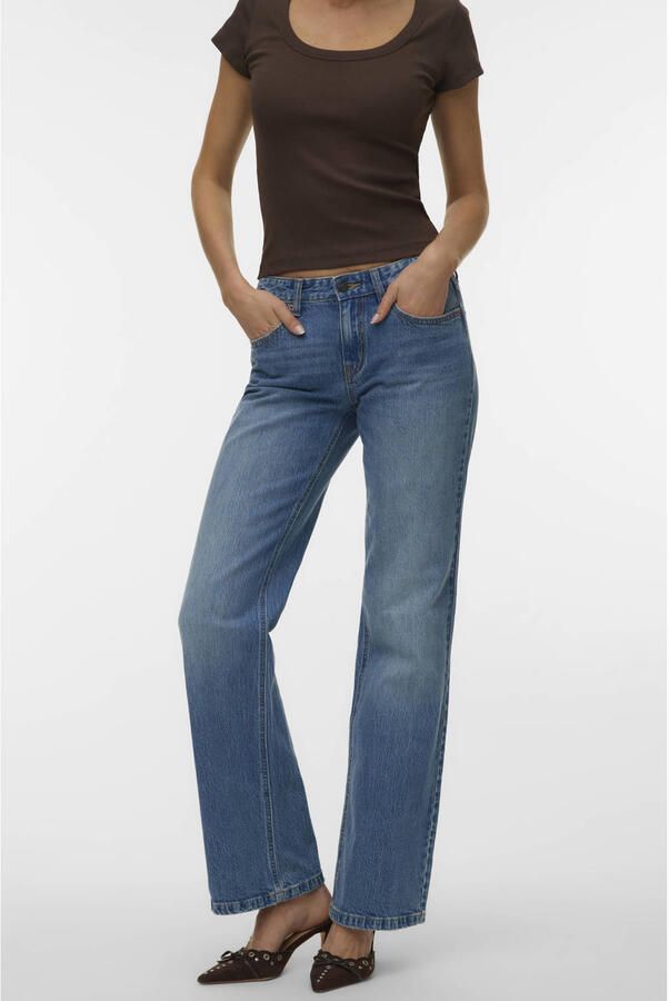 VERO MODA Vmasta Lr Bootcut Jeans Li3175 low waist bootcut jeans medium blue denim