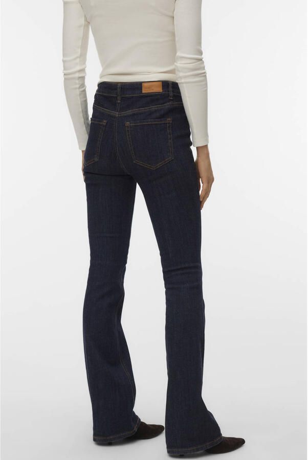 VERO MODA Vmflash Mr Flared Jeans Li3190 Noos flared jeans donkerblauw - Foto 3