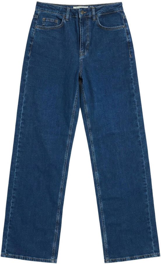 VERO MODA Vmlaura high waist straight leg jeans medium blue denim - Foto 3