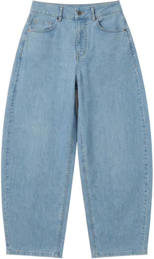 VERO MODA Vmlouisa Lbd Hw Denim Jeans Exp high waist barrel jeans light blue denim - Foto 3