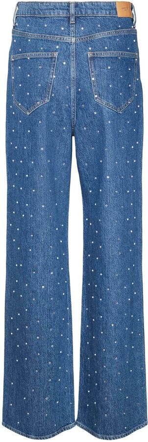 VERO MODA VMTESSA high waist wide leg jeans VMTESSA medium blue denim