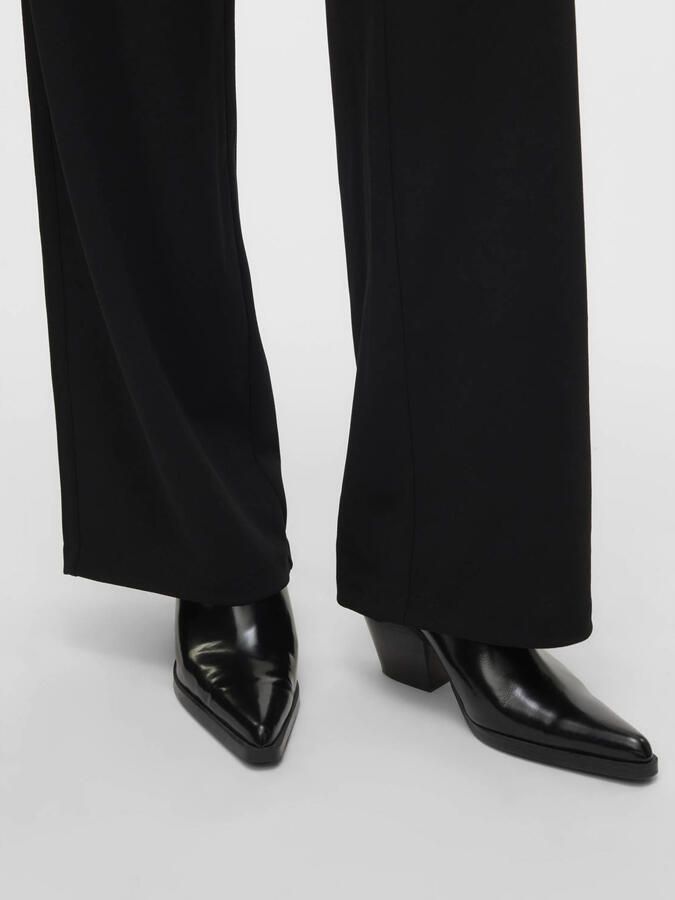 Vero Moda Regular fit wijde broek met elastische band model 'BERLIN' - Foto 2