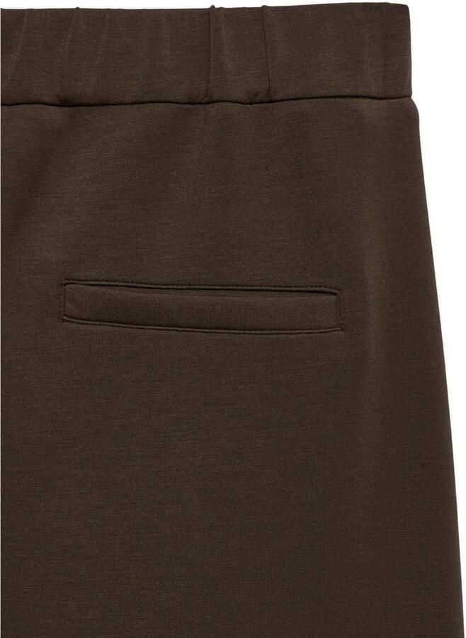 VERO MODA wide leg casual broek bruin - Foto 2