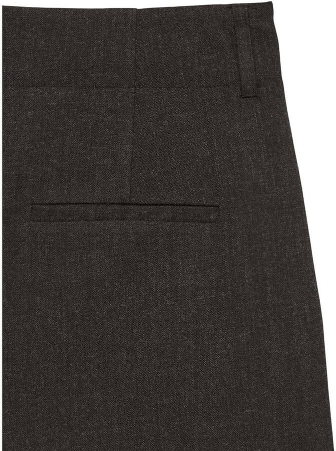 VERO MODA wide leg high waist casual broek donkerbruin - Foto 2