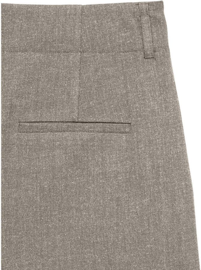 VERO MODA wide leg high waist casual broek grijsbruin - Foto 2