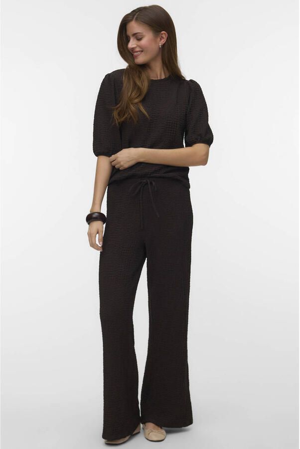 VERO MODA wide leg high waist casual broek - Foto 2