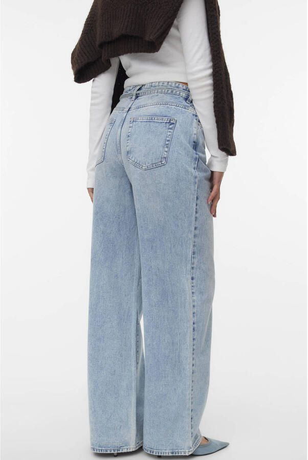 Vero Moda Wijde jeans VMWIEN MR WIDE BELT JEANS SI338 NOOS