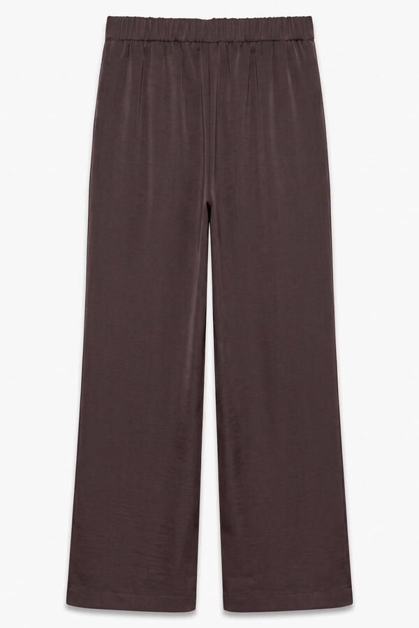 VERO MODA wide leg pantalon bruin - Foto 2