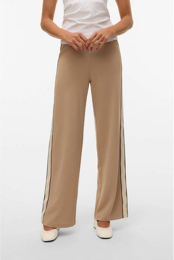 Vero Moda Wide leg sweatpants met contraststrepen model 'BERLIN' - Foto 2
