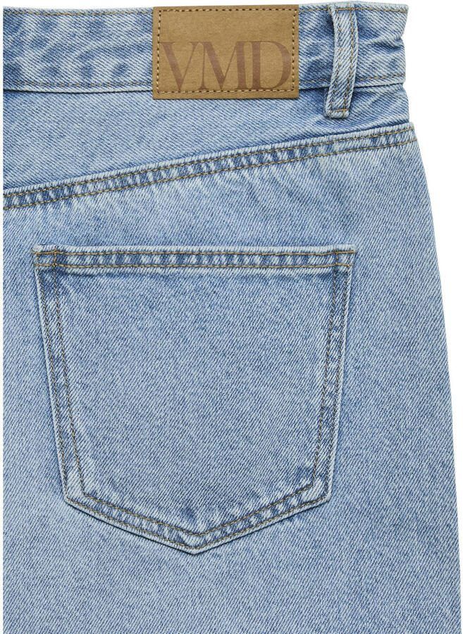 VERO MODA wide leg regular waist denim jort light blue denim - Foto 2
