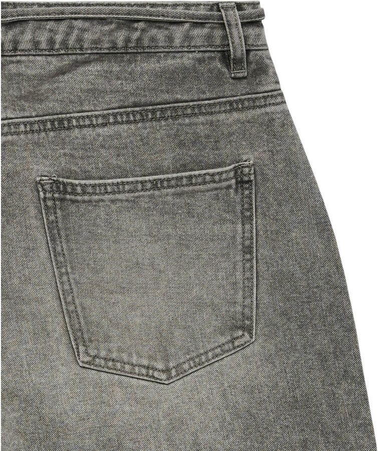 VERO MODA wide leg regular waist short grey denim - Foto 2